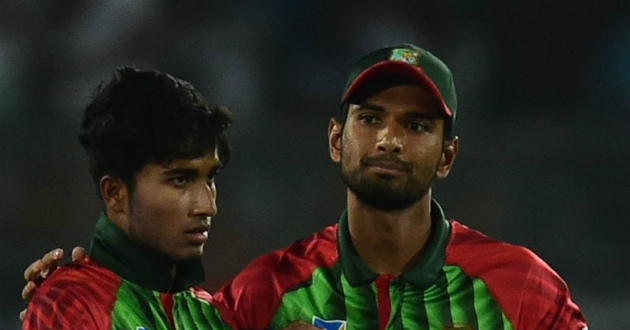 mahmudllah talking to afif hossain after losing to sri lanka