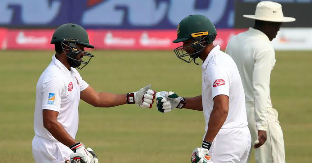 mahmudullah and mithun while batting on fifth wicket partnership