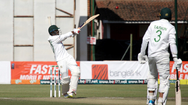 mahmudullah pulls one away zimbabwe vs bangladesh july 8 2021