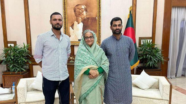 mashrafe bin mortuza sheikh hasina tamim iqbal