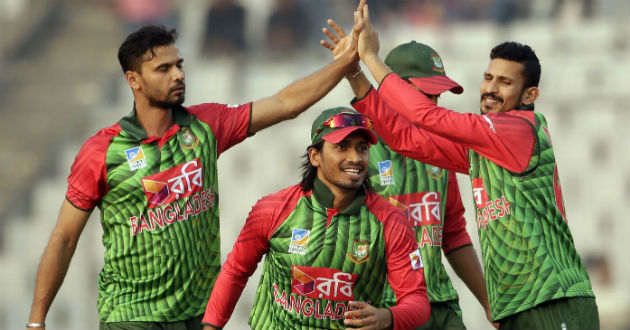 mashrafe celebrates a wicket