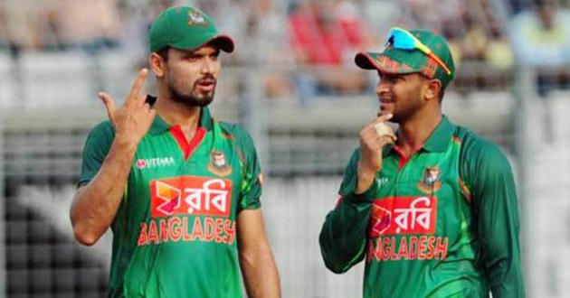 mashrafe shakib odi bangladesh