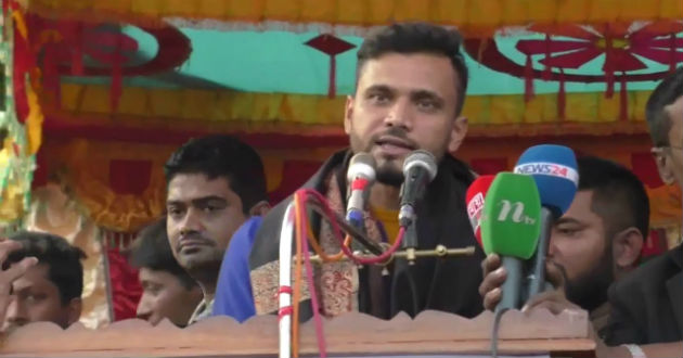 mashrafe talks election campaign