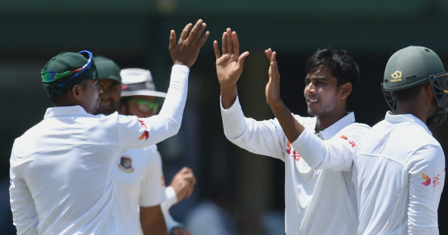 miraz after taking a wicket of sri lanka