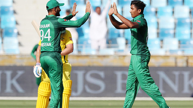 mohammad hasnain pakistan vs australia