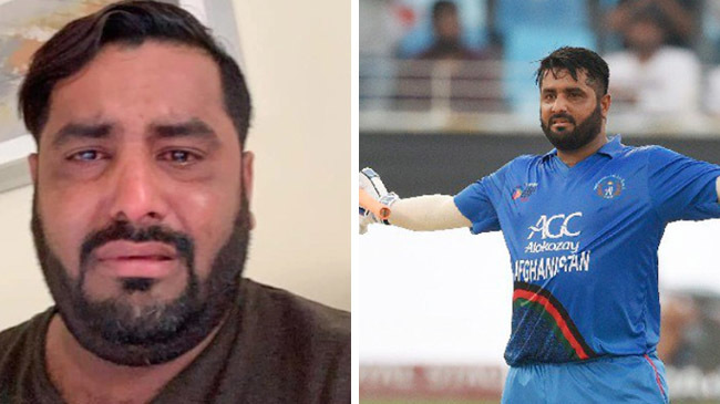 mohammad shahzad crying afganistan