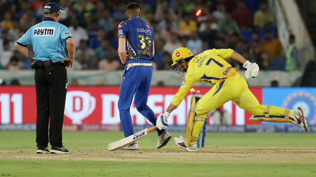 ms dhoniipl 2019 final run out