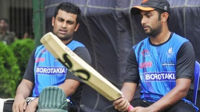 nafees iqbal with brother tamim iqbal