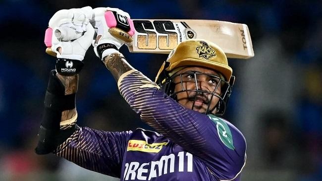 narine smacked seven fours and as many sixes