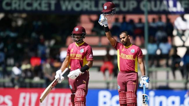 nicholas pooran brought up his second odi century