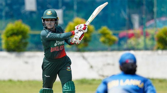 nigar sultana joti score 75 run