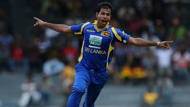 nuwan kulasekara celebrates a wicket