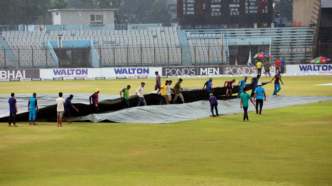 rain at zahur ahmed ahowdhury stadium