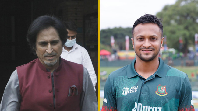 ramiz raja and shakib al hasan