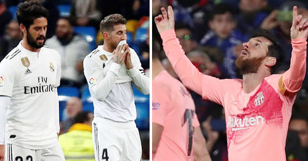 ramos isco real madrid messi barcelona