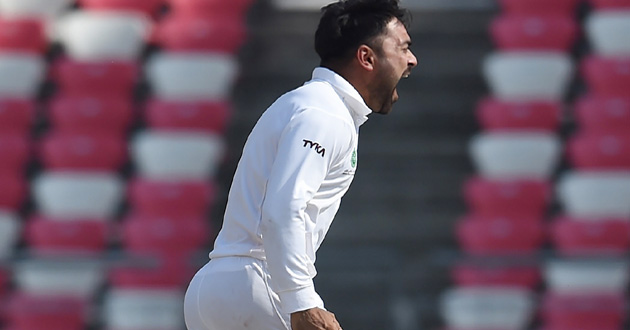 rashid khan test afghanistan vs ireland