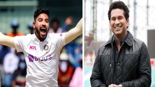 sachin tendulkar and mohammed siraj