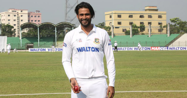 shahadat hossain took four wickets