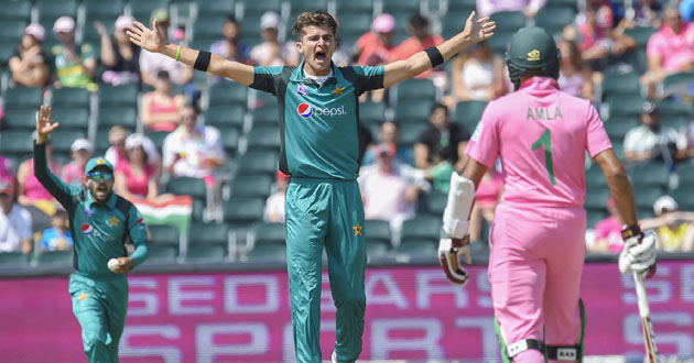 shaheen shah afridi south africa vs pakistan odi