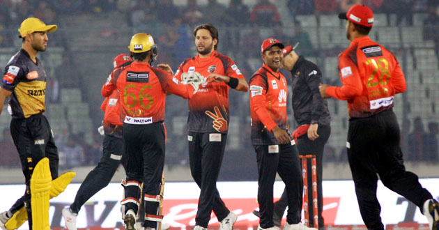 shahid afridi bpl comilla vs rajshahi