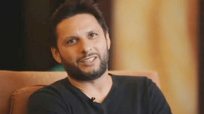 shahid afridi said