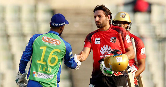 shahid afridi vs sylet bpl