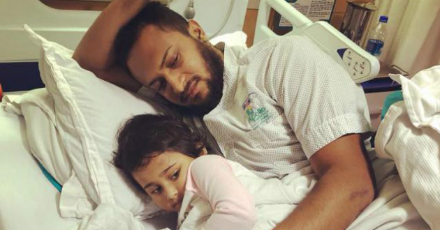 shakib admitted in the hospital