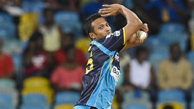 shakib al hasan action barbados tridents