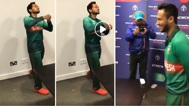 shakib mushfiqur viral video