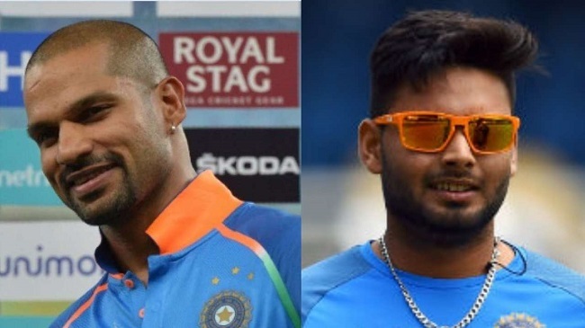 shikhar dhawan and rishabh pant new