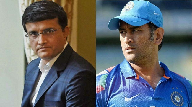 sourav ganguly and ms dhoni