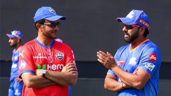 sourav ganguly and rohit sharma