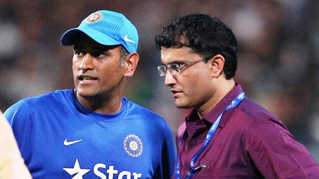 sourav ganguly ms dhoni