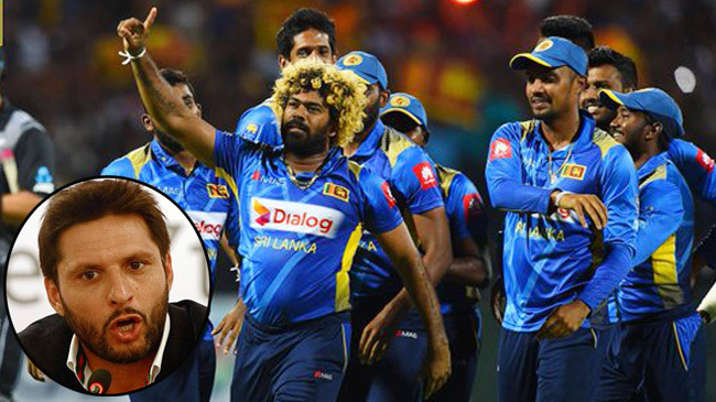 sri lanka team afridi