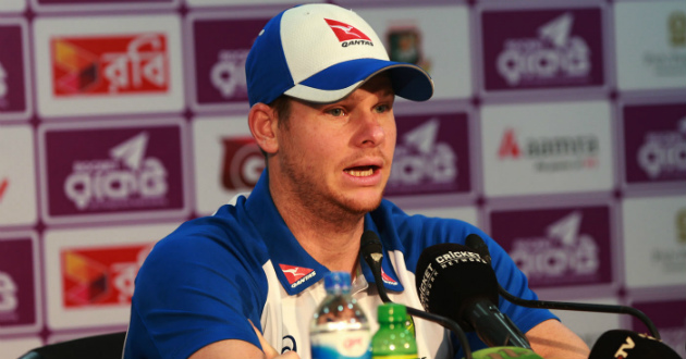 steve smith talking to media in bangladesh