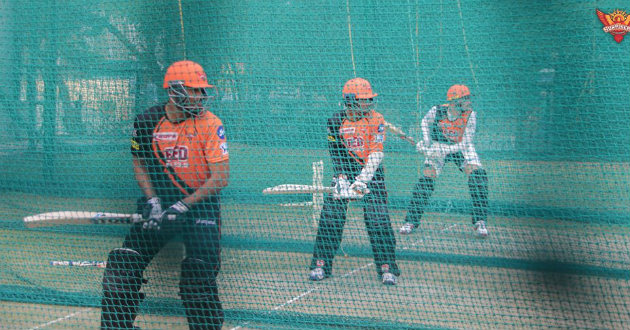 sunrisers hyderabad training