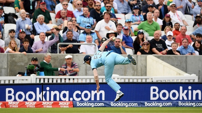 superb catch by stokes wc19