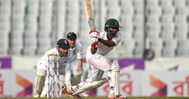 tamim iqbal in dhaka test