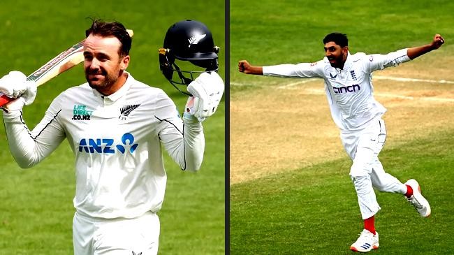 tom blundell and shoaib bashirnew zealand vs england