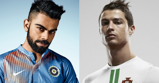 virat kohli and cristiano ronaldo in same tvc