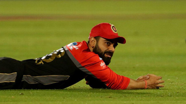 virat kohli dropping catch