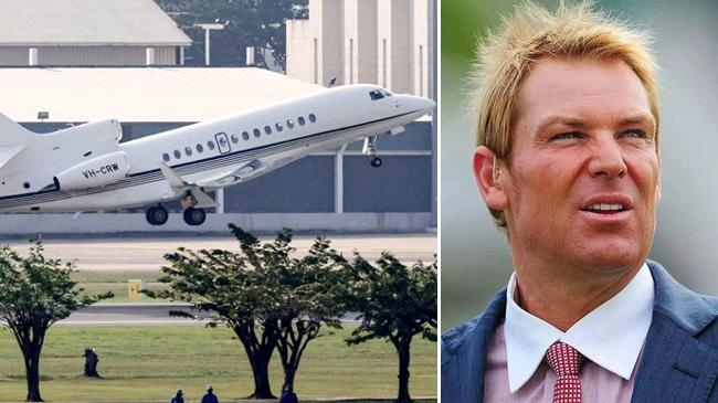 warne on the way to australia