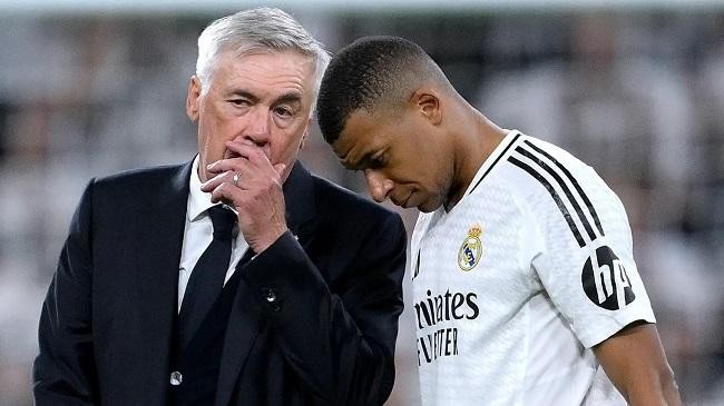 ancelotti and mbappe