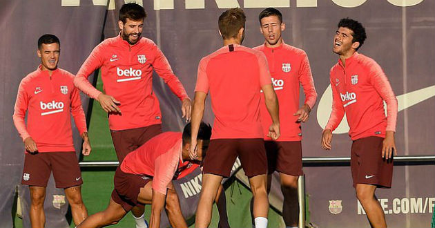 barcelona prepare for inter milan