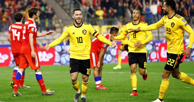 belgium hezard goal