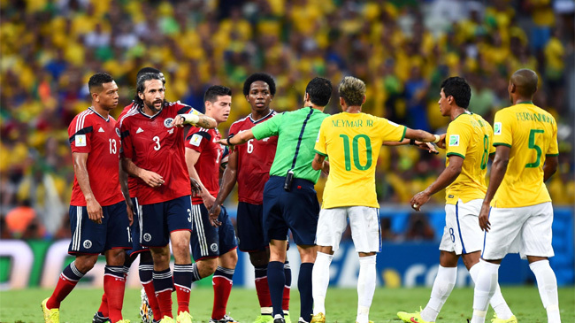 brazil will play against colombia 2