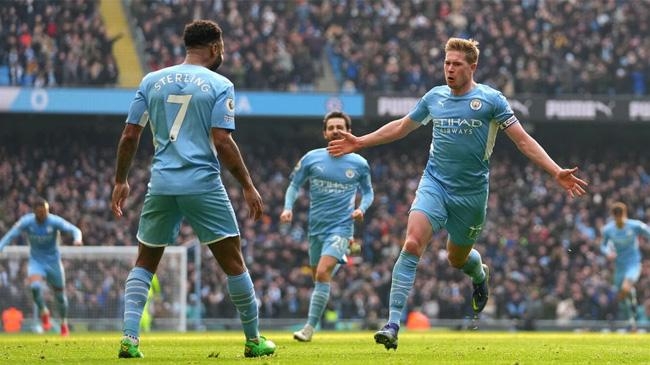 bruyne after goal