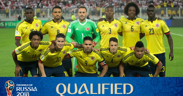 colombia football team 2018