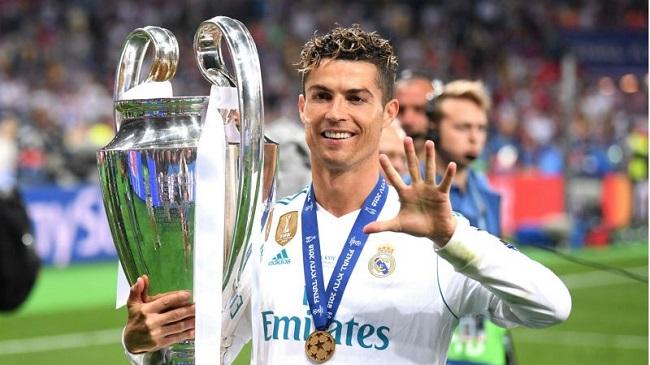 cristiano ronaldo has won the ucl five times