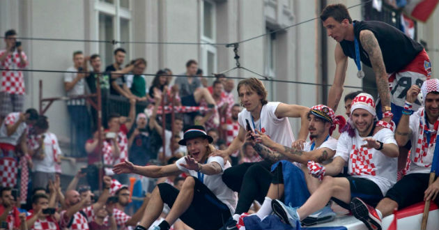 croatia given a heros welcome for biggest football success ever